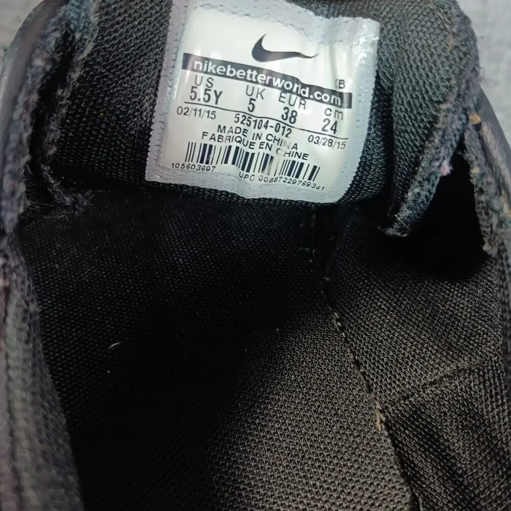 Nike SB Stefan Janoski Boys Youth 5.5Y Black Gum Suede Skate Sneakers - Picture 2 of 9